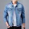 Весенняя мужская повседневная хлопковая джинсовая куртка в классическом стиле, модное облегающее джинсовое пальто в стиле ретро, мужская брендовая одежда