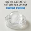 Leak-Proof Ice Cube Water Bottle Easy To Demold Ice Kettle Silicone Collapsible Mug  Outdoors