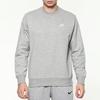Nike Мужская толстовка с длинным рукавом и круглым вырезом NSW Club Серая BV2666-063