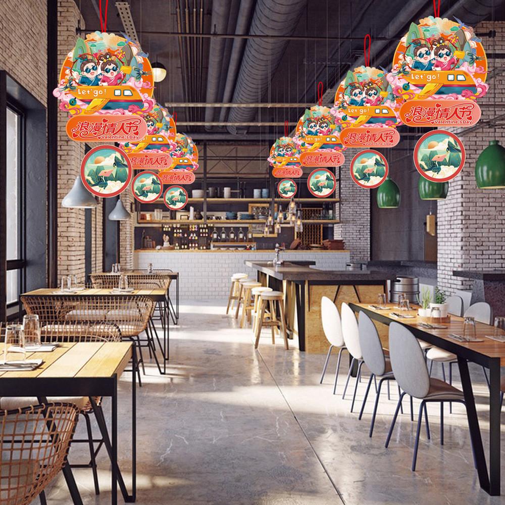 Очаровательное баннерное украшение в форме сердца для мероприятий ко Дню святого Валентина и фестивалю Циси