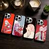 Чехол для телефона Z-Zero T-Two Аниме для iPhone 17,16,15,14,13,12,11 Plus,Pro Max,XS,Цветной серебристый чехол для телефона
