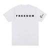 Freedom Tee American Charlie Kirk T-shirt High Quality Cotton Female/Male Tshirts Streetwear America American Fashion T Shirts