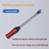 Tire Iron Crowbar: Flat Head Steel Pry Bar for Tubeless Tires & Electric Vehicles