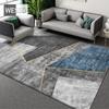Gray Rug Carpet With Geometric Print For Bedroom Soft Floor Mats Simple Lounge Rug Modern Living Room Rug Kitchen Mats Non-slip