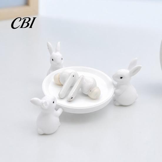 Декоративный лоток для хранения, 3D-печатная фигурка милого кролика, многофункциональный настольный держатель для наушников, ювелирных изделий, колец, безделушек, устойчивый