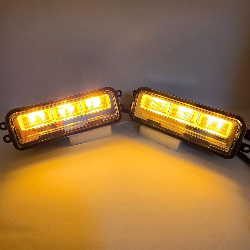 For 2024-2025 Toyota Tacoma LED Fog Lights Kit W/ Amber LED Signal Lights Wires