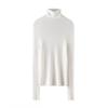 Spring 2026 Slim Fit Women's Elegant Layered Neck Wool Sweater
