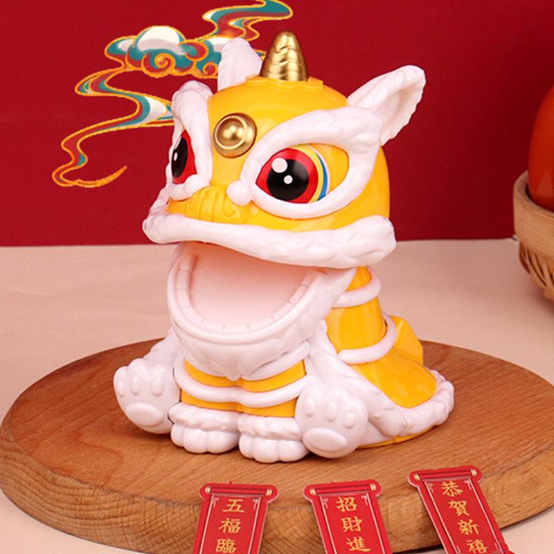 Солнечные фигурки танца льва в китайском стиле приносят богатство, удачу для украшения дома, офиса, рабочего стола, праздничные подарки для друга