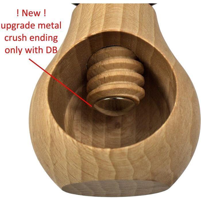 Casse-noisettes - efo - champignon - bois naturel - 9 cm - durable et pratique