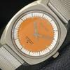 ВИНТАЖНЫЕ ALLWYN 6300A С РУЧНЫМ ЗАВОДОМ ИНДИЯ МУЖСКИЕ ЧАСЫ С ЦИФЕРБЛАТОМ ОРАНЖЕВОГО ЦВЕТА a703944-1