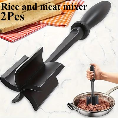 Мясорубка, измельчитель для гамбургеров, толкушка для картофеля, профессиональная многофункциональная термостойкая нейлоновая толкушка для говяжьего фарша, кухонные принадлежности