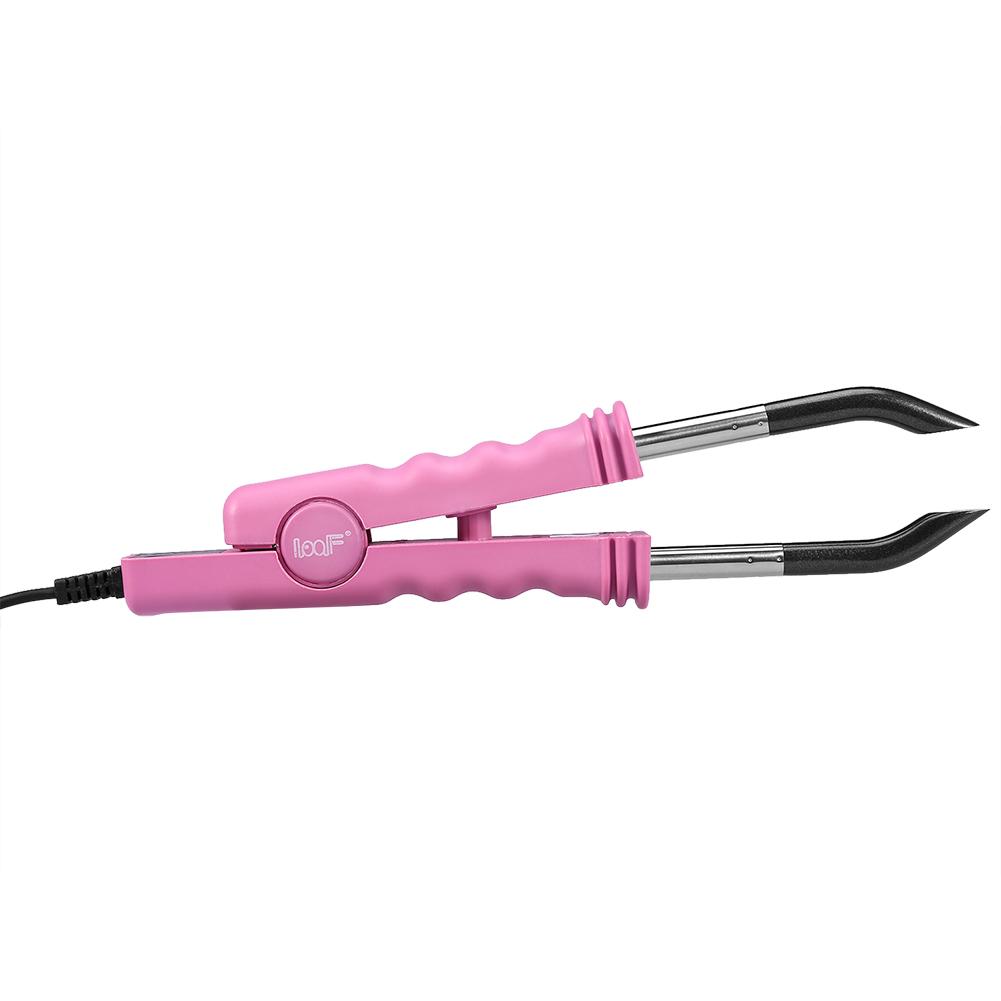 Машинка для наращивания волос Salon Fusion Iron Tool Инструменты для наращивания париков Hair Styler Pink
