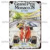 Металлический знак 24 Heures du mans, винтажная табличка, жестяная вывеска, настенный декор для бара, паба, металлические поделки, ретро гоночный автомобиль, постер на заказ