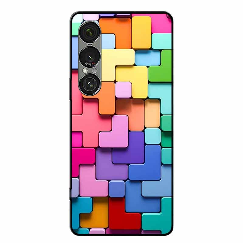 Для Sony Xperia 1 VII / 1 VI / 1 V Чехлы Модный Защитный Силиконовый Задний Чехол Для Xperia 1 VII Задняя Крышка Телефона Capa Xperia 1V Funda