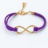 Fashion Symbol 8 Word Leather Rope Bracelet Personality Universal Bracelet Jewelry