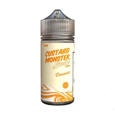 Custard Monster Swirl Edition Апельсиново-ванильное мороженое Жидкость для вейпа от Monster Vape Lab (Крем-пломбир, 100 мл)