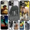 Доминирующий Крутой Чехол для Телефона с Лошадью Для iPhone 17 Air 15 16e 14 13 Pro Max Coque 12 11 Pro Max PLUS чехол