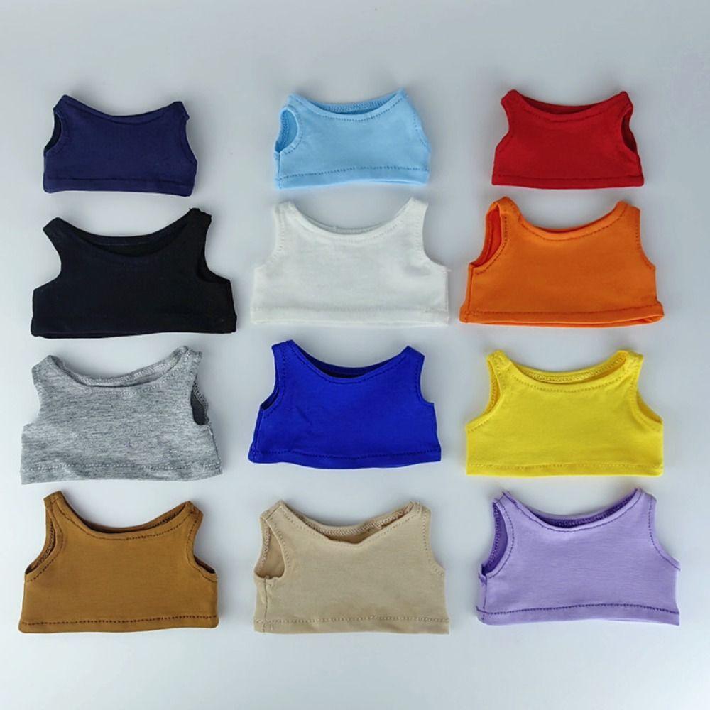 Одежда для кукол своими руками 10 см безрукавка футболка подарочная кукольный жилет хлопковая мягкая кукла