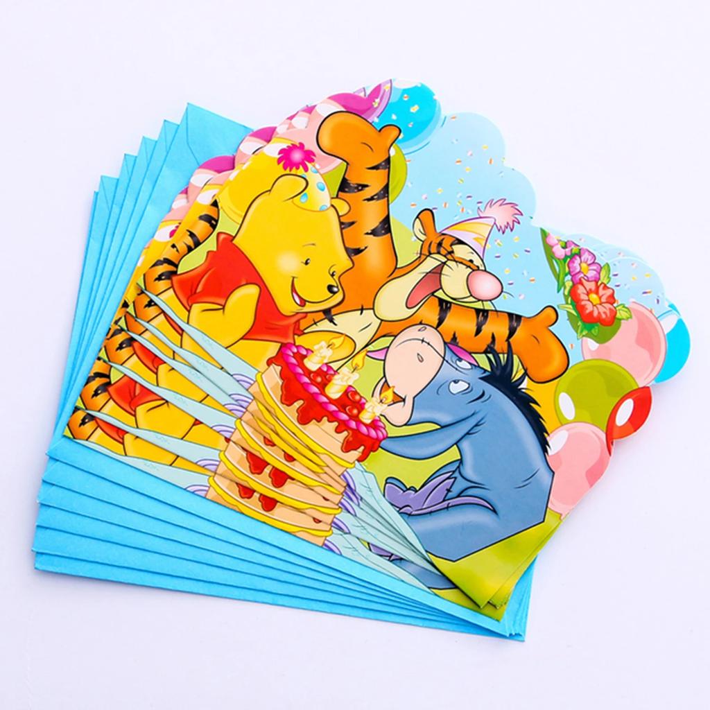 Winnie The Pooh Birthday Party Decoration Paper Cup Plates Napkins Table Cover Balloons Banner Serves 10 Guests Baby Shower