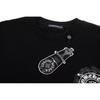 W386 CHROME HEARTS Лето 2026 Новая Высококачественная Хлопковая Круглый Вырез Свободная Большого Размера Футболка Футболка для Пары