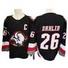 Mens Retro Embroidered Ice Hockey Jersey Team Uniform Practice Shirt With Player Name Dahlins Thompson