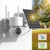 LS VISION WiFi PTZ Camera Outdoor Wireless Solar IP Camera 4MP HD Built-in Battery Video Surveillance Camera Long Time Standby iCsee APP