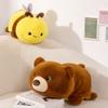 Plush Reversible Whimsical Animal Bee To Panda Shiba Inu Shark Cozy Doll Children For