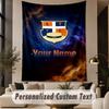 Custom Text Tapestry Luton Town Print Wall Tapestry Indoor Living Room Wall Decor