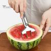 Арбузный резак слайсер из нержавеющей стали, инструмент двойного назначения для нарезки фруктов, арбуза, манго, дыни, ананаса, многофункциональный кухонный гаджет