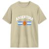 Streetwear T Shirt Summer Argentina Flag Leisure TShirts Pure Cotton Tshirt for Unisex Casual Cheap Print Short Sleeve Top Tees