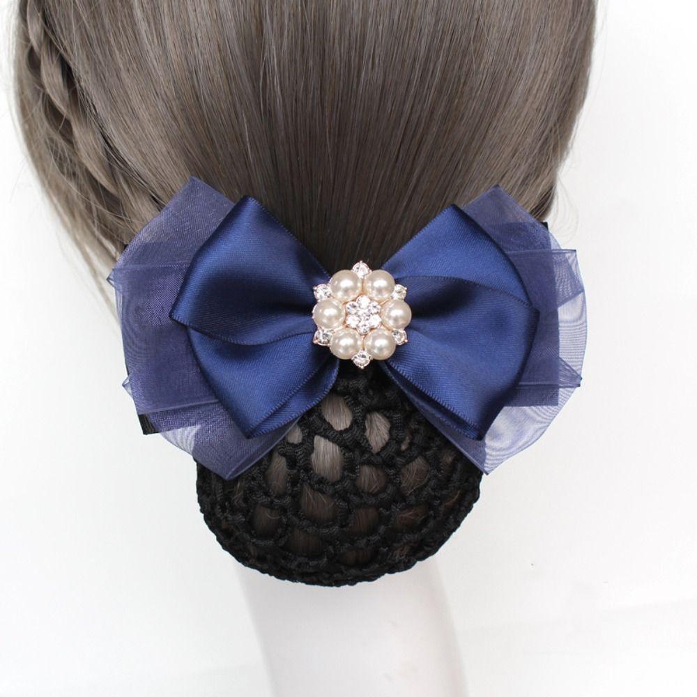 Nurse Hair Clip Bow Hair Net Cover Sailor Suit Bowtie Bank Teller Neck Tie  Hotel