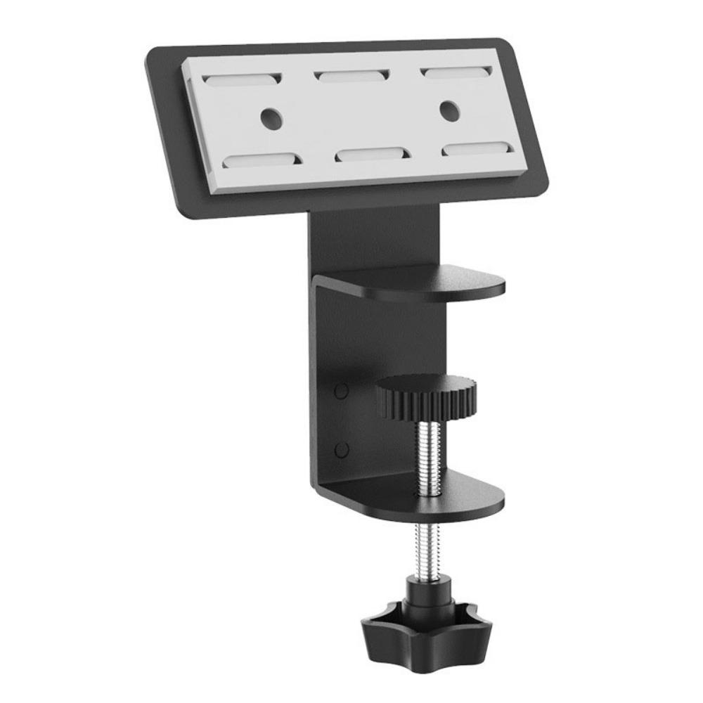 No-Drill Cable Management Tray Adjustable Clamp Hanging Power Socket Stand Workspace Management
