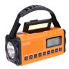 Аварийное радио с ручным приводом FM/MW/SW/VHF/WB Портативное радио с сигналом SOS, светодиодным фонариком, BT-динамиком для дома и чрезвычайных ситуаций