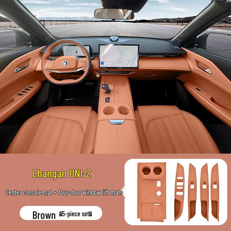 Комплект силиконовых защитных накладок на консоль и двери Changan UNIZ