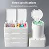 Desktop Storage Box Mini Cotton Swab With Lid Student Cosmetic Cotton Plastic Dustproof Student Sundries Finishing Box