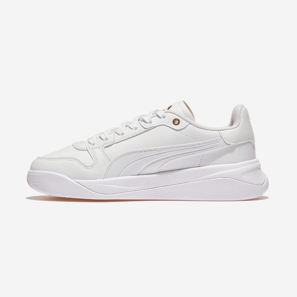 [PUMA] Court Bay [PKI40718501-PUMA White-PUMA White-PUMA Gold]