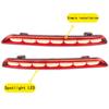 For Honda Civic Sedan 2022 LED Rear Fog Light Tail Bumper Light Sets Running Water Steering Lamp