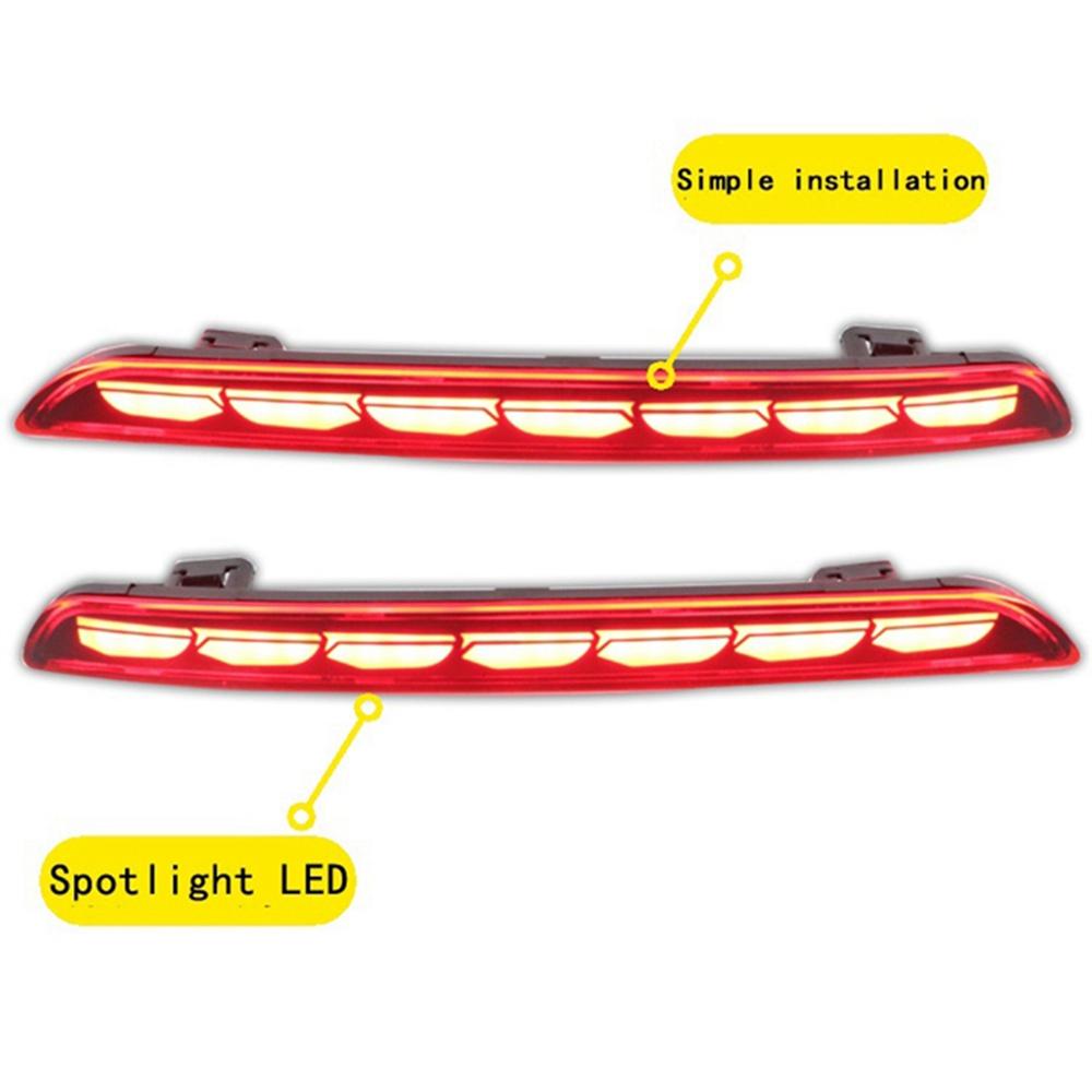 For Honda Civic Sedan 2022 LED Rear Fog Light Tail Bumper Light Sets Running Water Steering Lamp