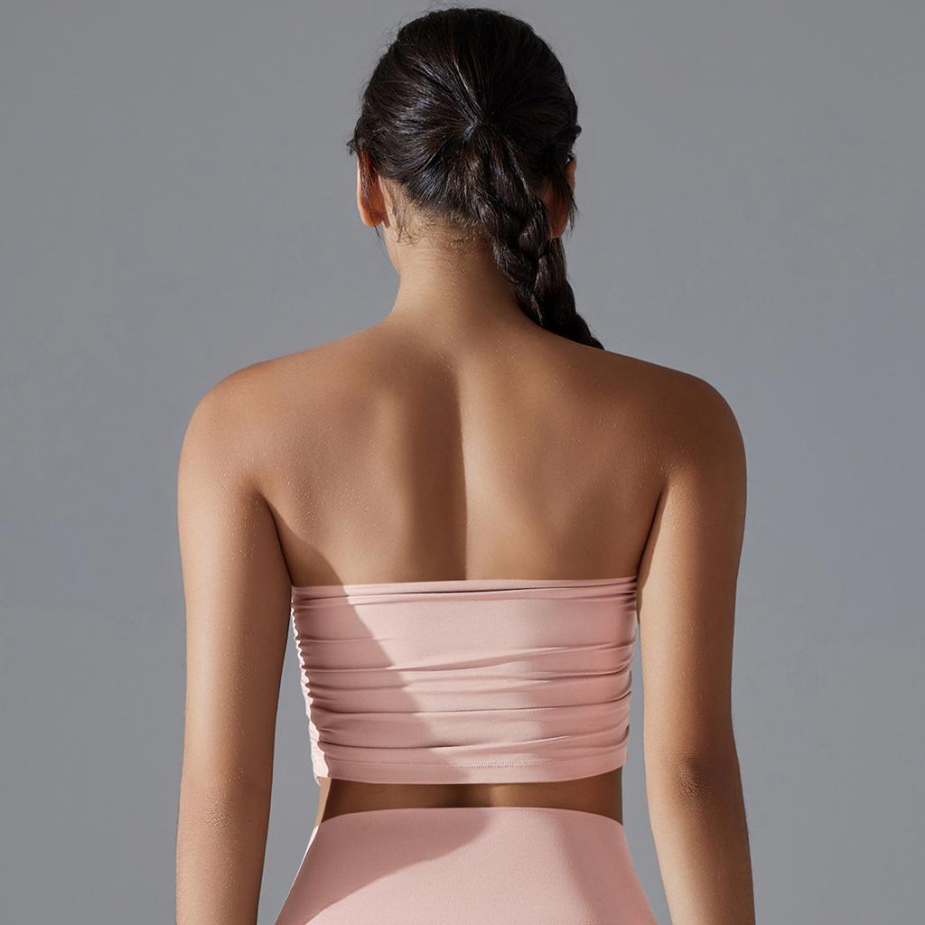 Auroth Women Gym Fitness Bra Backless Exercise Running Sport Vest Breathable Yoga Underwear