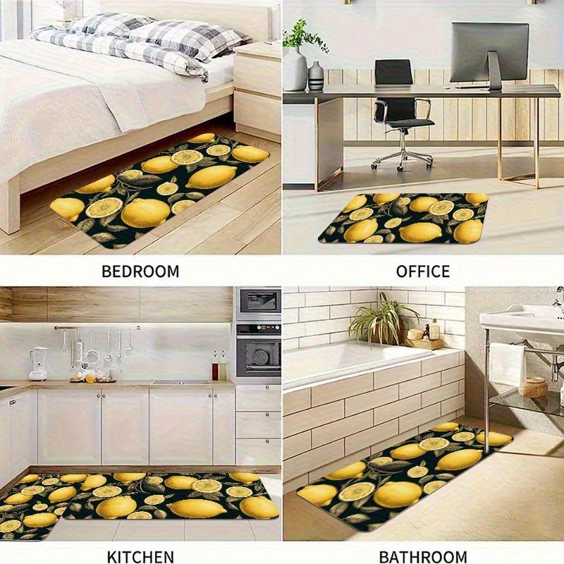 1PC Buttle Tea Hamster Kitchen Rug Non-Slip Door Mat Pop design Bathroom Rug Bath Mat Carpet for Home Sink Laundry ecoreeree