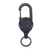 1/8Pcs Retractable Keychain with Steel Wire Rope Carabiner Badge Reel Holder Clip Key Ring Heavy Duty Outdoor Camping Climbing Anti-lost Buckle