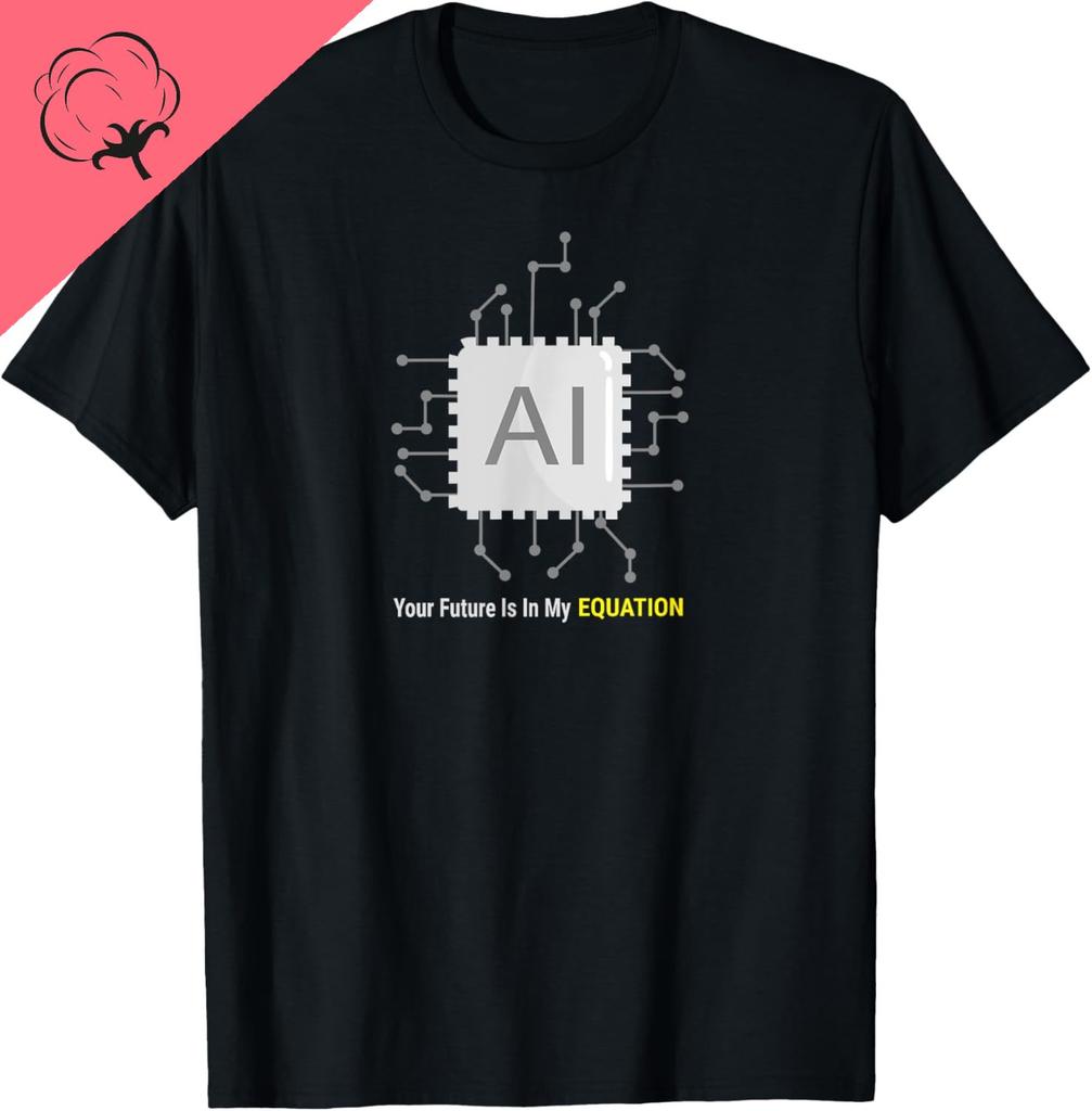 AI Artificial Intelligence Tech Geek Gifts T-Shirt Cotton Print Original Design Gifts T-shirts Unisex Summer Streetwear Tops