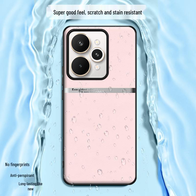 Чехол для телефона Realme 15 Pro H из жидкой кожи - Прочный, Минималистичный, Высококлассный бизнес-дизайн