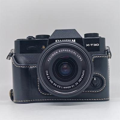 Кожаный получехол для камеры Fujifilm XT30 XT30III Fuji X-T30 XT30II XT20 XT10 Отверстие для батареи Нижняя крышка