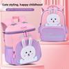 Звездный Кролик Письмо Детский Рюкзак Сумка-Ведро Дизайн Большой Вместимости Молния