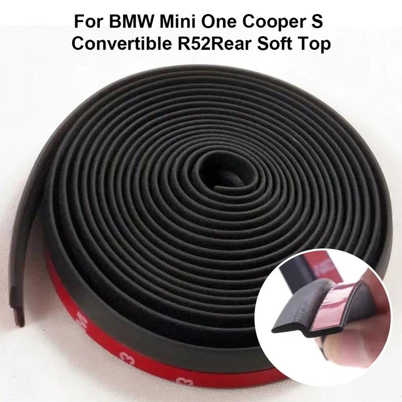 Для BMW Mini One Cooper S Кабриолет R52 Задний Мягкий Верх Крыши Уплотнитель Погоды Ремонт Автомобиля Внешние Аксессуары Декоративные Наклейки