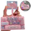 Pressable Keys 12 Keys Keyboard Keychain Clicker Sound Keyboard Clicker Keychain  Bag Ornaments