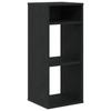 VidaXL Bibliothèque noir 34x31x80 cm bois d'ingénierie, armoire de rangement, étagère de rangement, unité de rayonnage, 860275