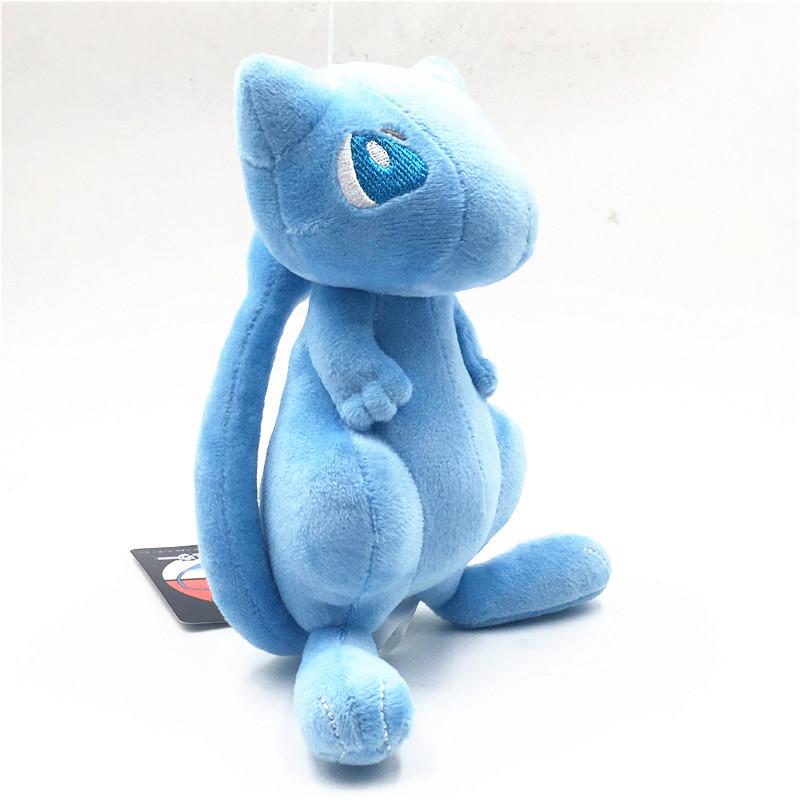 18 см маленькая гетерохроматическая плюшевая кукла Mewtwo Blue Mew Dream