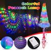 EU/US Plug 3M 3 Peacock Mesh Net Led String Lights Outdoor Fairy Garland for Wedding Christmas Wedding New Year Party Decoration